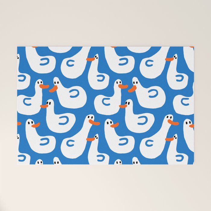 Duck duck duck Welcome Mat Gallery Image 1