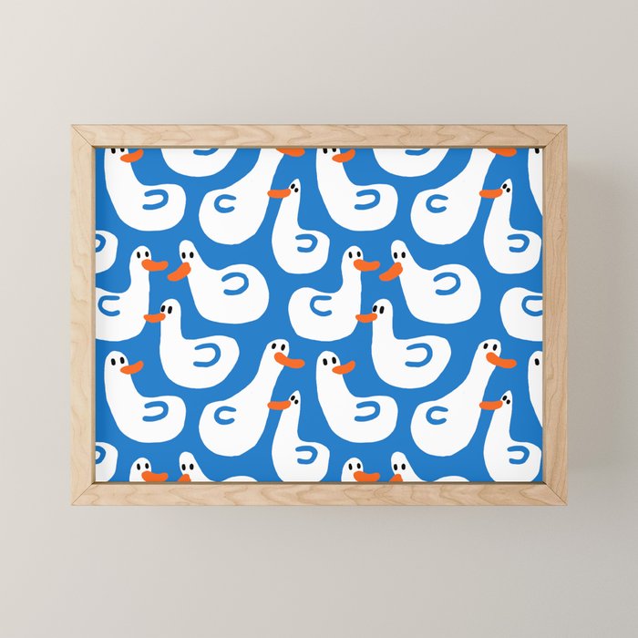 Duck duck duck Mini Art Print Gallery Image 1