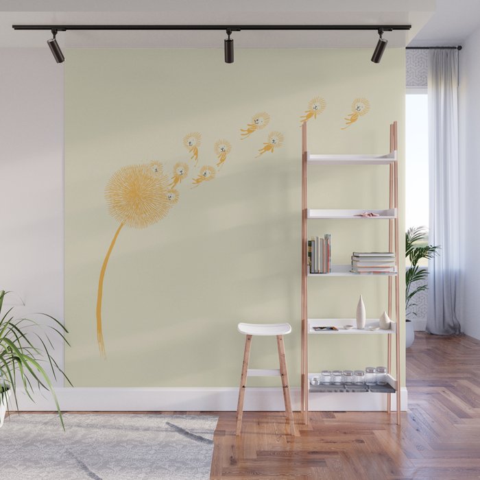 Dande-lions Wall Mural Gallery Image 1
