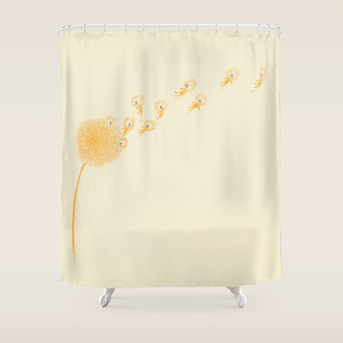 Dande-lions Shower Curtain Gallery Image 1