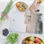 Walls of Dubrovnik | Pastel travel photography Croatia | Wanderlust vibes print Cutting Board Gallery Image 2