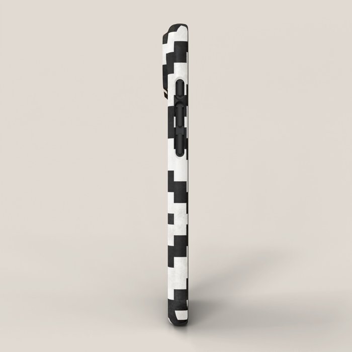 Urban Tribal Pattern No.16 - Aztec - Concrete and Wood iPhone Case Gallery Image 2