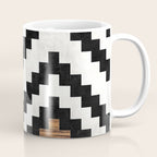 Urban Tribal Pattern No.16 - Aztec - Concrete and Wood Coffee Mug Gallery Image 1