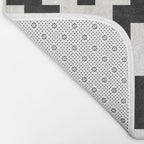 Urban Tribal Pattern No.16 - Aztec - Concrete and Wood Bath Mat Gallery Image 2