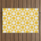 Sunshine Check - yellow Outdoor Rug Gallery Image 1