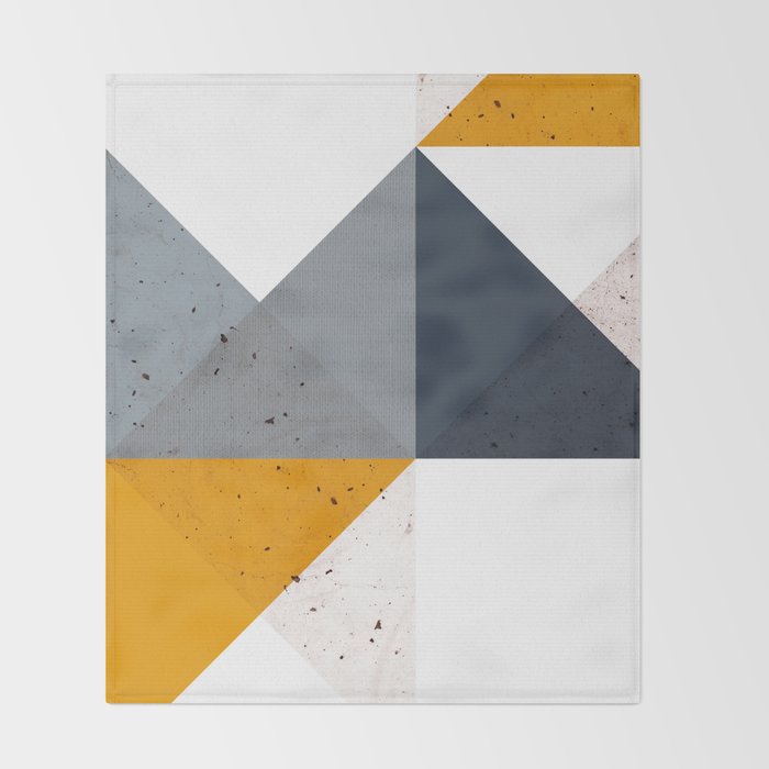 Modern Geometric 19/2 Throw Blanket Gallery Image 2