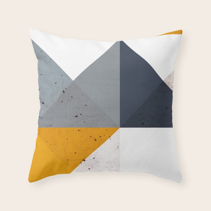 Modern Geometric 19/2 Throw Pillow Gallery Image 6