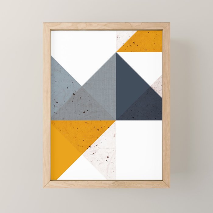 Modern Geometric 19/2 Mini Art Print Gallery Image 1