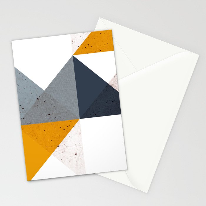 Modern Geometric 19/2 Stationery Card Gallery Image 2