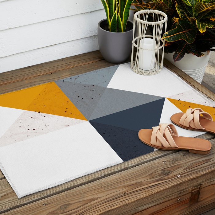 Modern Geometric 19/2 Outdoor Rug Gallery Image 2