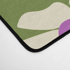 Olive and Purple - Retro Daisies  Desk Mat Gallery Image 4
