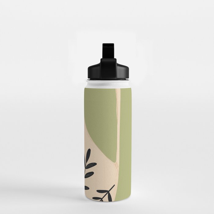 Minimal Abstract Art Vase 22 Water Bottle Gallery Image 2