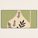 Minimal Abstract Art Vase 22 Desk Mat Gallery Image 3