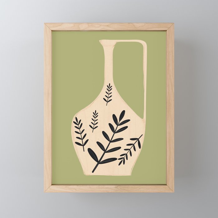 Minimal Abstract Art Vase 22 Mini Art Print Gallery Image 1