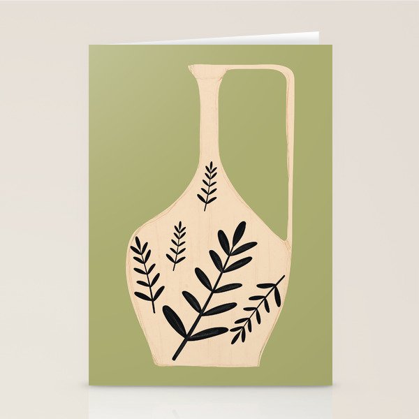 Minimal Abstract Art Vase 22 Stationery Card Gallery Image 2