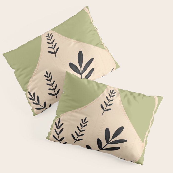 Minimal Abstract Art Vase 22 Pillow Sham Gallery Image 1