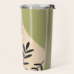 Minimal Abstract Art Vase 22 Travel Mug Gallery Image 2