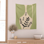 Minimal Abstract Art Vase 22 Wall Tapestry Gallery Image 2