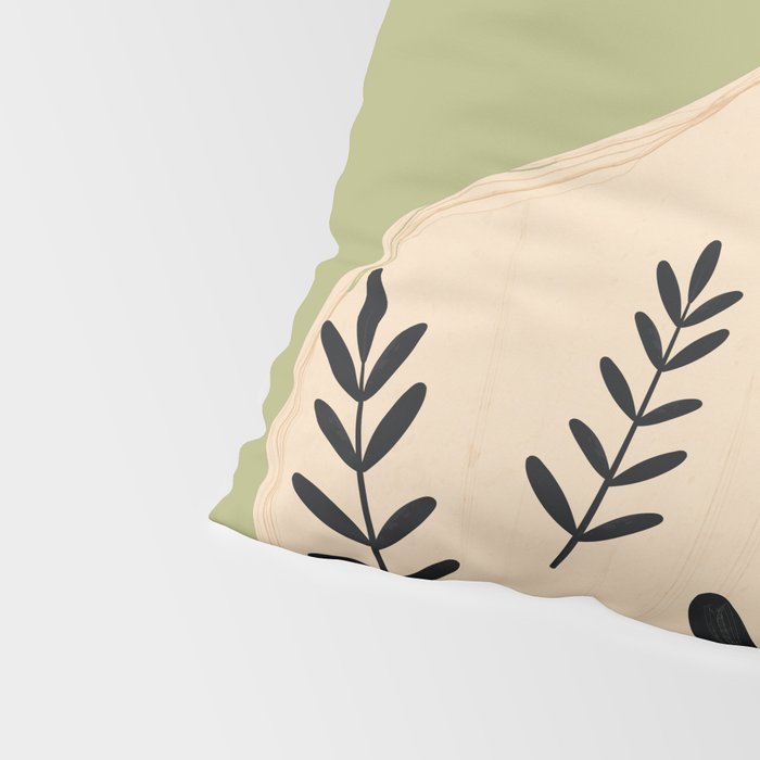 Minimal Abstract Art Vase 22 Pillow Sham Gallery Image 4