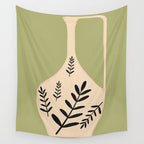 Minimal Abstract Art Vase 22 Wall Tapestry Gallery Image 4