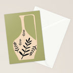Minimal Abstract Art Vase 22 Stationery Card Gallery Image 2