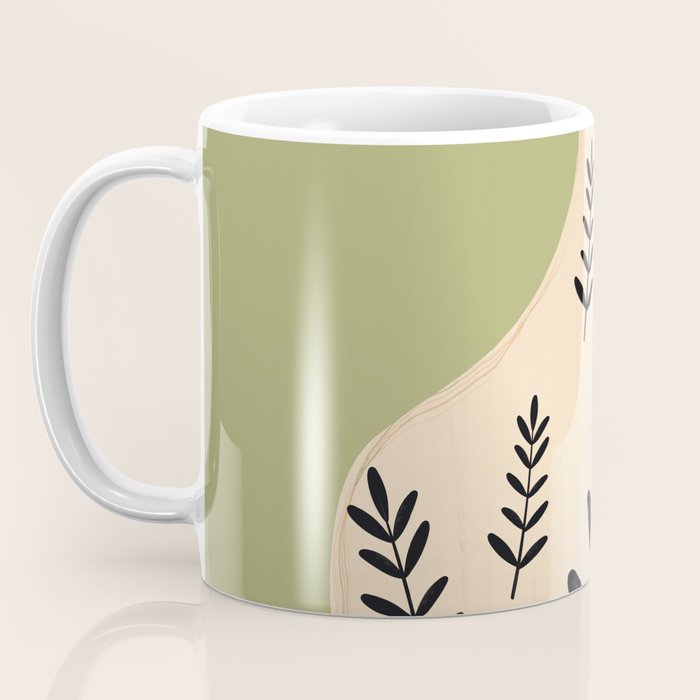 Minimal Abstract Art Vase 22 Coffee Mug Gallery Image 3