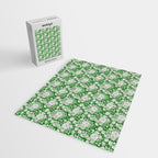 White Beauty on Green Jigsaw Puzzle Gallery Image 2