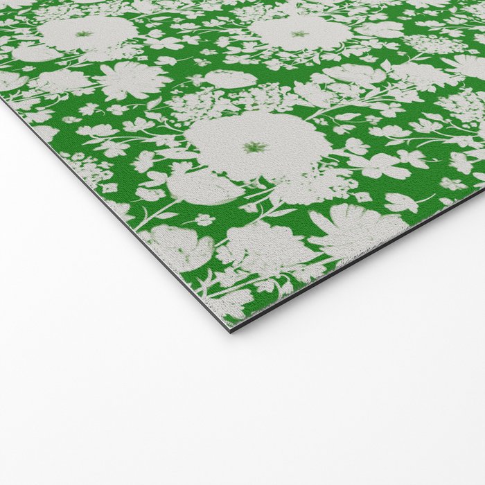 White Beauty on Green Welcome Mat Gallery Image 2