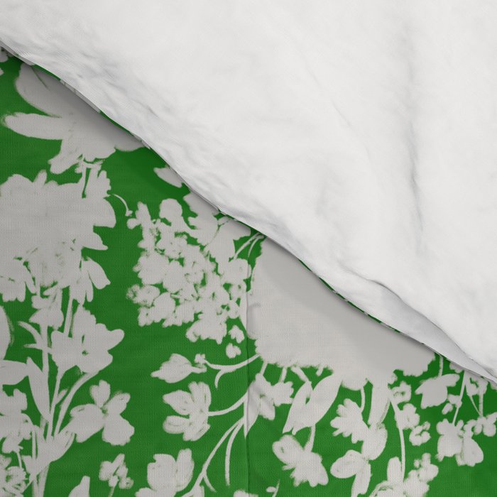 White Beauty on Green Comforter Gallery Image 4