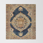 Tabriz Azerbaijan Northwest Persian Rug Print Throw Blanket Gallery Image 2