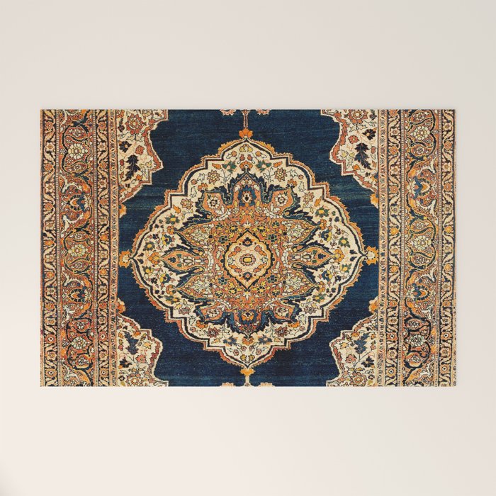 Tabriz Azerbaijan Northwest Persian Rug Print Welcome Mat Gallery Image 1