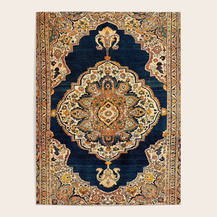 Tabriz Azerbaijan Northwest Persian Rug Print Poster Gallery Image 4