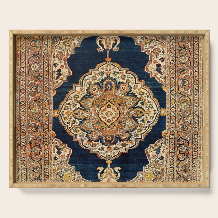 Tabriz Azerbaijan Northwest Persian Rug Print Serving Tray Gallery Image 1