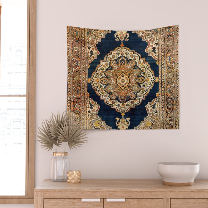 Tabriz Azerbaijan Northwest Persian Rug Print Wall Tapestry Gallery Image 2
