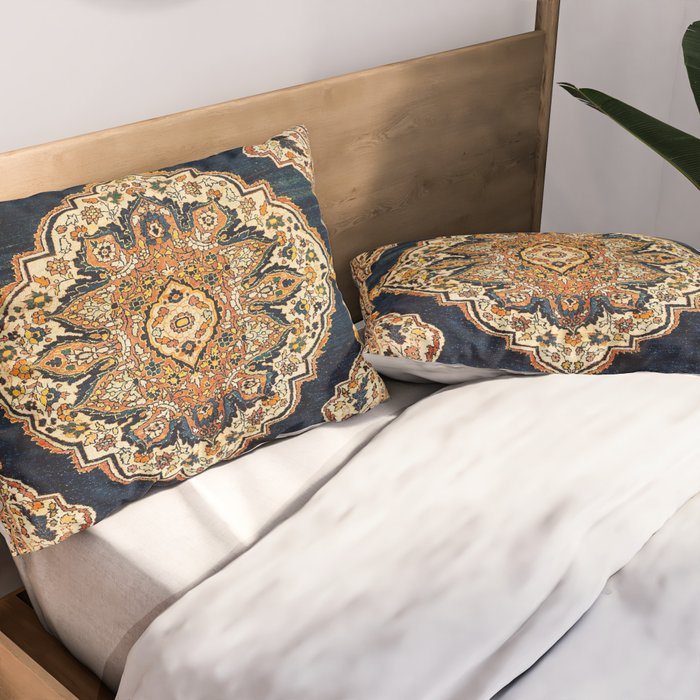 Tabriz Azerbaijan Northwest Persian Rug Print Pillow Sham Gallery Image 2