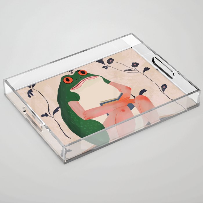 The Bookish Frog Acrylic Tray Gallery Image 1