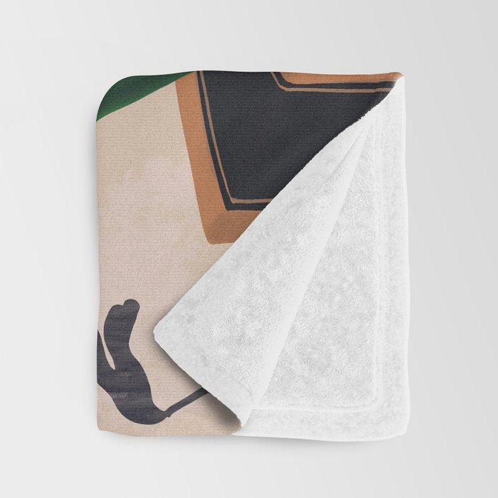 The Bookish Frog Throw Blanket Gallery Image 3