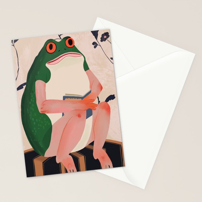 The Bookish Frog Stationery Card Gallery Image 2
