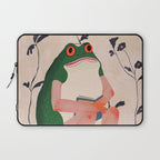The Bookish Frog Laptop Sleeve Gallery Image 1