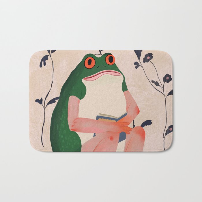 The Bookish Frog Bath Mat Gallery Image 1