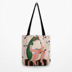 The Bookish Frog Tote Bag Gallery Image 2