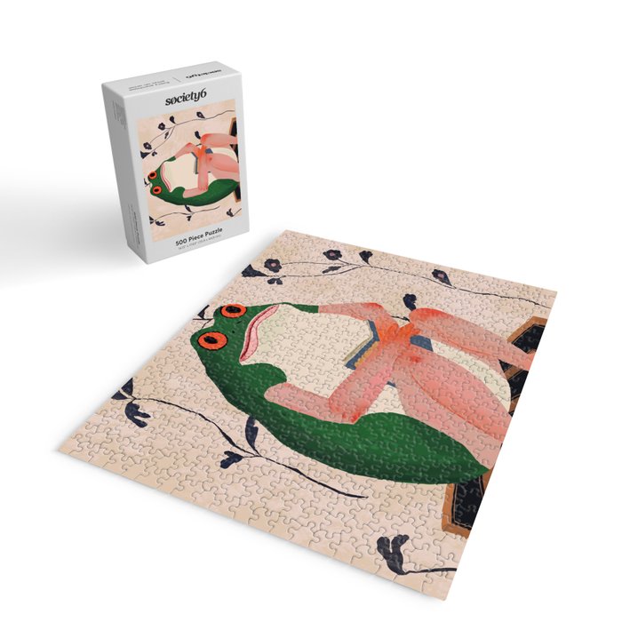 The Bookish Frog Jigsaw Puzzle Gallery Image 2