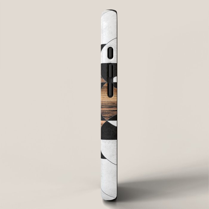 Urban Tribal Pattern No.9 - Aztec - Concrete and Wood iPhone Case Gallery Image 2