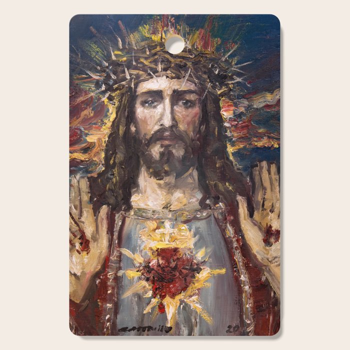 Cor Jesu Sacratissimum XIII Cutting Board Gallery Image 1