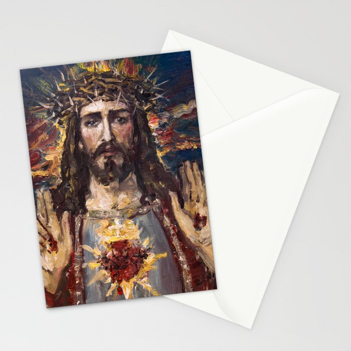 Cor Jesu Sacratissimum XIII Stationery Card Gallery Image 2