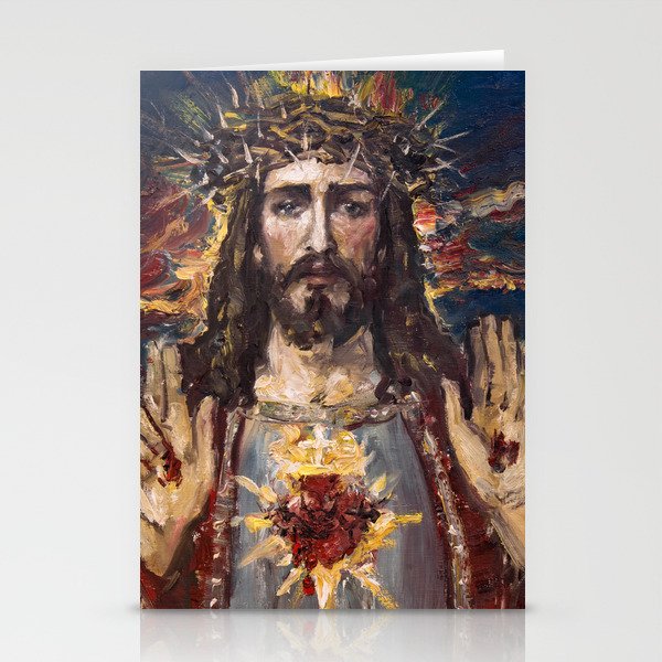 Cor Jesu Sacratissimum XIII Stationery Card Gallery Image 2