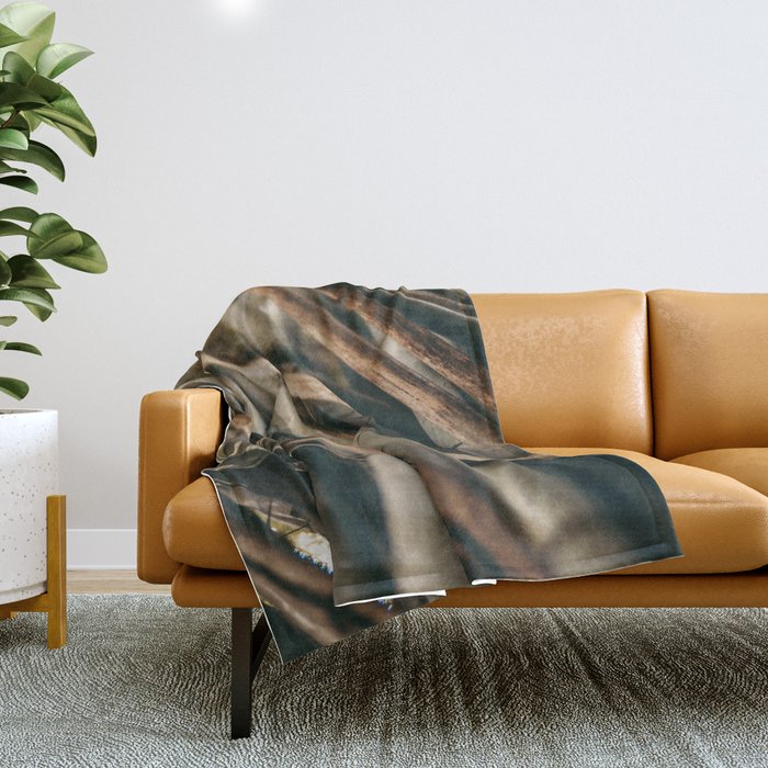 Bamboo Study 2 Throw Blanket Gallery Image 1