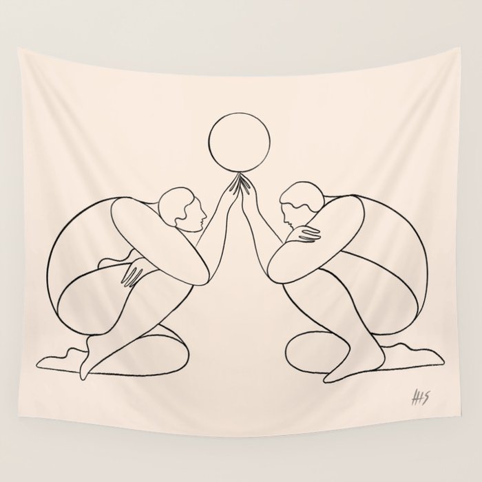 Beneath the Rising Sun Wall Tapestry