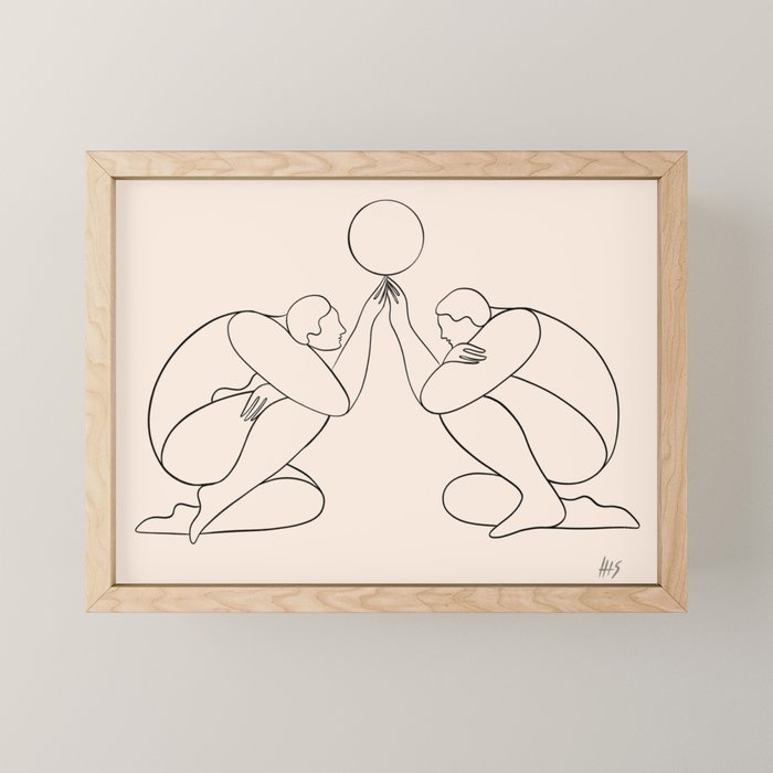 Beneath the Rising Sun Mini Art Print Gallery Image 1