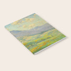 Granville Redmond Hazy Day in Antelope Valley, 1932 Oil Painting Vintage American Art Notebook Gallery Image 2